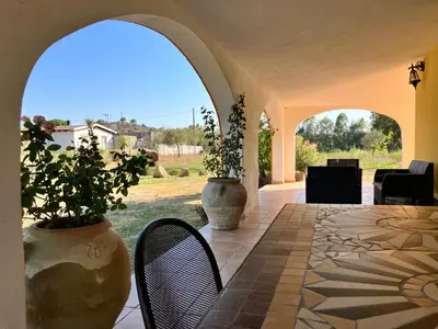 Area soggiorno di Villa Grecale