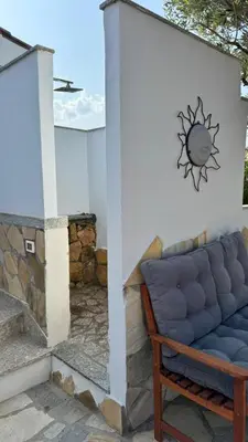 Area soggiorno di Casa Conchiglia - mit Dachterrasse und Panoramablick auf Berge und Meer
