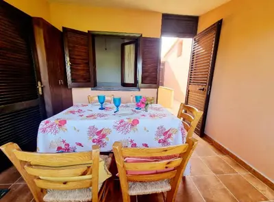 Letto o letti in una camera di SAN TEODORO CENTRO SPLENDIDO bilocale