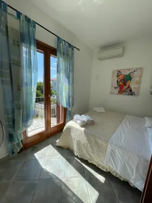 Letto o letti in una camera di Domus meravizosas
