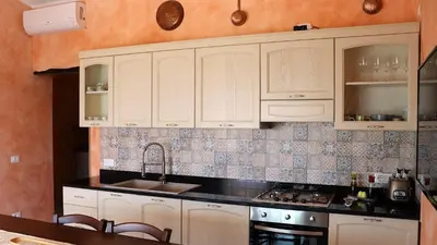 Cucina o angolo cottura di Country villa Sant' Elène - Appartamento Olivo