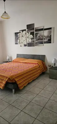 Letto o letti in una camera di Casa di Ale