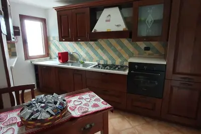 Cucina o angolo cottura di Casa Lepora