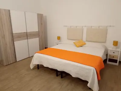 Letto o letti in una camera di Casa Vacanze da Claudio&Kevin