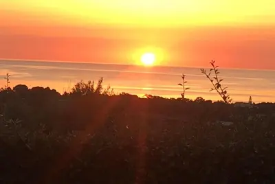 Paesaggio naturale nelle vicinanze della villa
