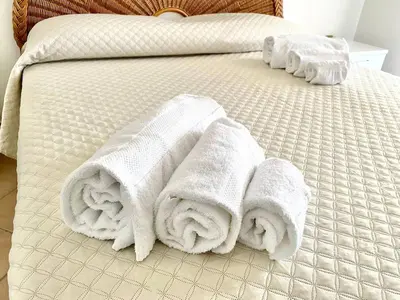 Letto o letti in una camera di Casagliana Apartments