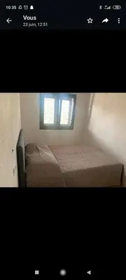 Letto o letti in una camera di Appartement F2 meublé