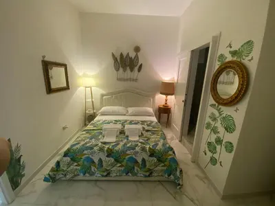 Letto o letti in una camera di Da Tea