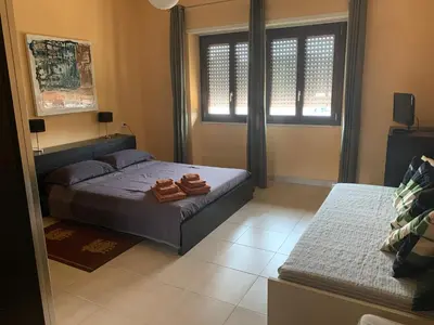 Letto o letti in una camera di Casa Cervo