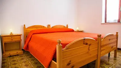 Letto o letti in una camera di Casa Doramar, wi-fi air-con IUN R3634