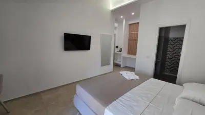 Letto o letti in una camera di Bullerjanos