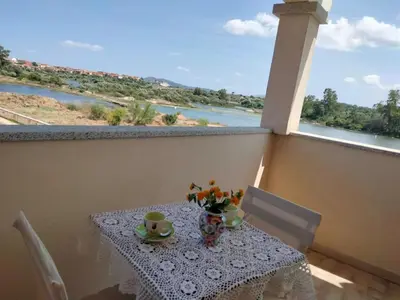 Vista sul fiume nelle vicinanze del bed & breakfast
