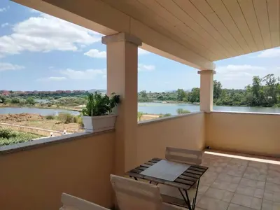 Vista sul fiume nelle vicinanze del bed & breakfast