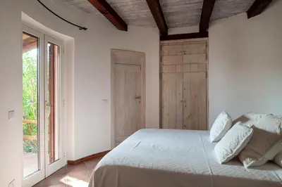 Letto o letti in una camera di Villa Ponente
