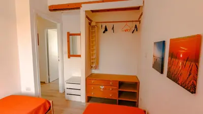 Letto o letti in una camera di Nido dei Gabbiani