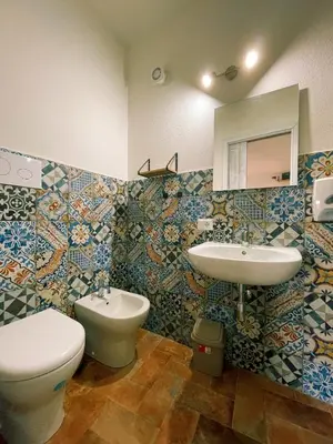 Bagno di LOFT CON USO CUCINA E TERRAZZO PANORAMICO - FORA E' MUROS II - Ammentos Posada
