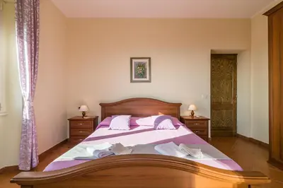 Letto o letti in una camera di Casa Giovanni