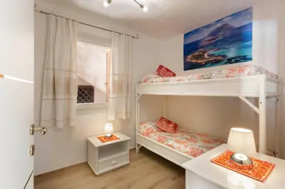 Letto o letti in una camera di Ampia casa sul mare con meravigliosa vista - Aurea Beach House