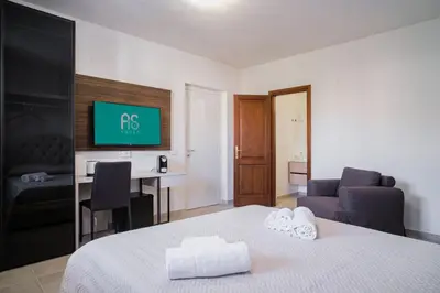 Letto o letti in una camera di AS 10 HOUSE