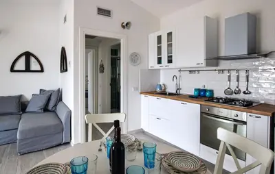Cucina o angolo cottura di La Casa dei Pesci