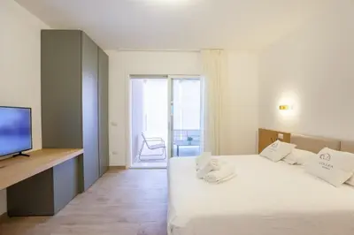 Letto o letti in una camera di Coclea Garden