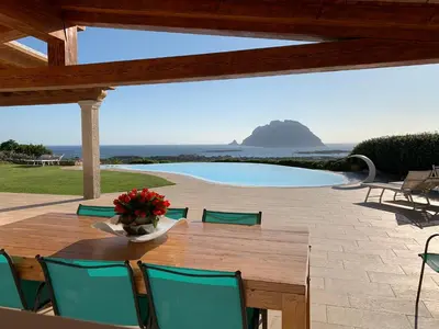 Paesaggio naturale nelle vicinanze della villa