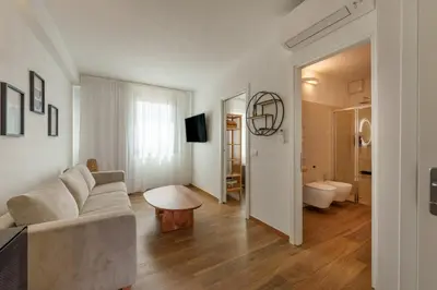 Letto o letti in una camera di Dome House