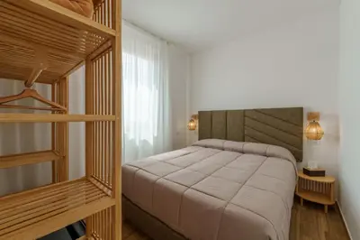 Letto o letti in una camera di Dome House