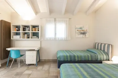 Letto o letti in una camera di Villa the Queen