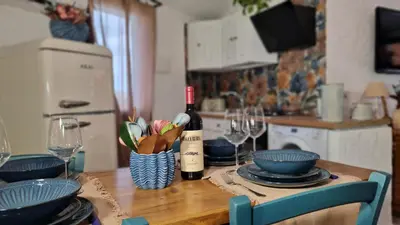 Cucina o angolo cottura di Villa Sa Mama