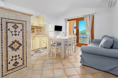 Cucina o angolo cottura di Villino Tiriddò di Porto San Paolo