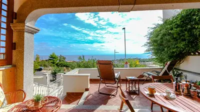 Balcone o terrazza di Casa Monte Ruiu