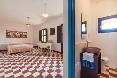 Letto o letti in una camera di Annamar