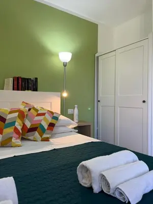 Letto o letti in una camera di Casa Piredda Icore IUN R7749