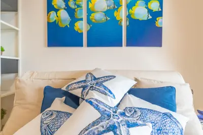 Letto o letti in una camera di Voilier 28 by DomusAway