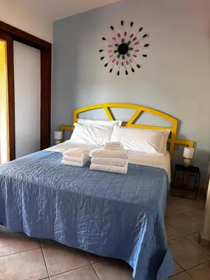 Letto o letti in una camera di La casa di Veronica