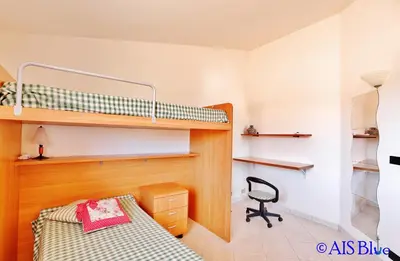 Letto o letti in una camera di A/C, sea view, 400 from the beach