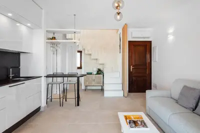 Cucina o angolo cottura di Terrazza Pascoli in Golfo Aranci- Sea View Apt!