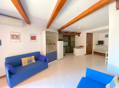 Cucina o angolo cottura di Capo Coda Cavallo vista mare