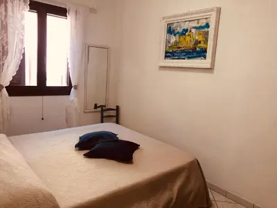 Letto o letti in una camera di Casa Valentina