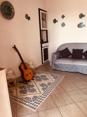 Letto o letti in una camera di Casa Valentina