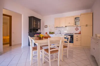 Cucina o angolo cottura di Appartamento Rododendro con A/C