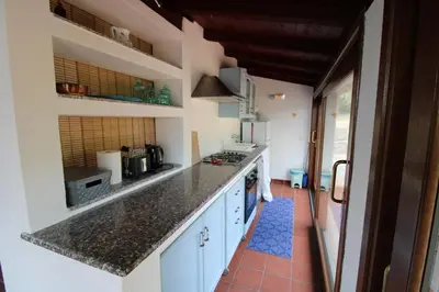 Cucina o angolo cottura di Domus Cristianae Villa Exclusive Pool Sea View