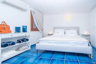 Letto o letti in una camera di Villa Graya