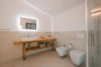Bagno di neues Haus Meerblick,Heizung Pool das ganze Jahr