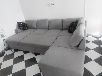 Area soggiorno di Olbia SARDEGNA- Casa Arena- 3 camere da letto