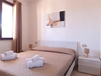 Letto o letti in una camera di Casa Vecchio Mulino
