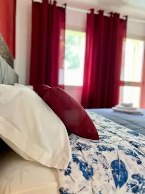Letto o letti in una camera di Casa Levante