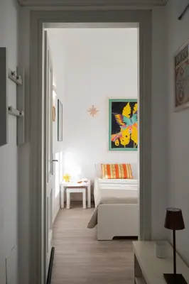 Letto o letti in una camera di Casa Cindy