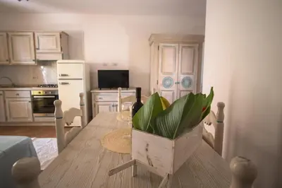 Cucina o angolo cottura di Superb Le Residenze del Golfo di Orosei 1 Bedroom apartment for 4 people